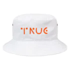 T.R.U.E.のTRUE Simple LOGO バケットハット