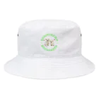 ARSTYのPUPPYHOOD LOGO / GREEN Bucket Hat