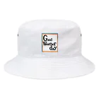 good weather dayのgood weather day ロゴハット Bucket Hat