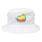 くつろぎ商店のくつろぐこいぬとドーナツ Bucket Hat