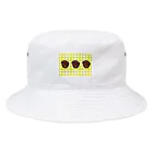 アルデンテウドンのチェックマフィン Bucket Hat