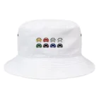 丸目同盟🤝の小さなｸﾙﾏ（ｶﾗﾌﾙ880） Bucket Hat