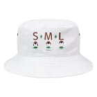 イラスト MONYAAT のスズメがちゅん SMLTシャツ Bucket Hat