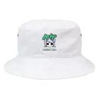 漢字キャラクターあめかちゃんのたけかちゃん close-up Bucket Hat