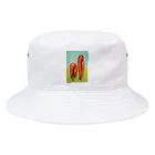 紅クラゲのニンジンウォーカー１ Bucket Hat