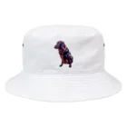 flatcoatedretrieverのflatcoated retriever Bucket Hat