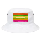 OTOKONOKOTOKYOJAPANのcolorful(GREEN&ORANGE) Bucket Hat