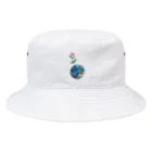 たつききえのflower planet Bucket Hat