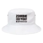 KohsukeのZombie You! (black print) バケットハット