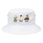 mincruの戦国三英傑 〜信長 秀吉 家康〜 Bucket Hat