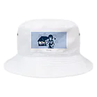 ネジマキの暇つぶしグッズ屋のPixel Rain Bucket Hat