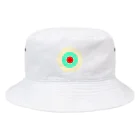 CORONET70のサークルa・クリーム・ペパーミント・赤 Bucket Hat