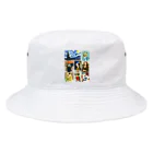 すとろべりーガムFactoryのドット美術館 Bucket Hat