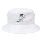 ビューン ワークスのミケ猫　フーニャ　ギタリスト Bucket Hat