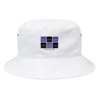 TSUBAME WORKSのface/purple Bucket Hat