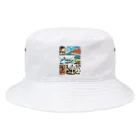 すとろべりーガムFactoryのドット浮世絵 Bucket Hat