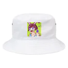 Jojojol’sのヤケクソドットウサ Bucket Hat