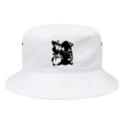 サイキックリョウのシルエットMONO Bucket Hat