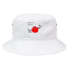 INREAFのキスマーク　 Bucket Hat