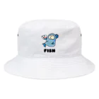 ちむのポーカーグッズのフィッシュ君 Bucket Hat