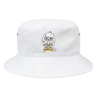 イラスト MONYAAT のはいきんりょくチェック L Bucket Hat