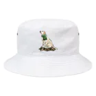 犬グッズの店しえるぶるーのマフラー犬　ラブラドルレトリバー Bucket Hat