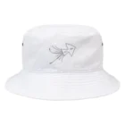 panda_no_kodomoのイカ Bucket Hat