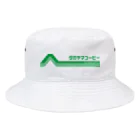 髙山珈琲デザイン部のレトロポップロゴ(緑) Bucket Hat