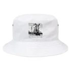 SHOP HAPPY HORSES（馬グッズ）のスピプー（モノクロ） Bucket Hat