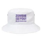 KohsukeのZombie You!（purple print） バケットハット