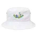 kitaooji shop SUZURI店のヤマトシジミとカタバミ Bucket Hat