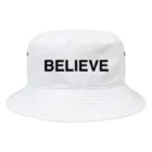 TOKYO LOGOSHOP 東京ロゴショップのBELIEVE-ビリーブ- Bucket Hat