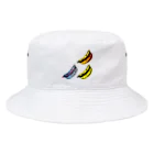 Mの白ロンT Bucket Hat