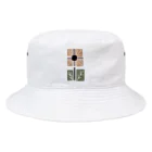 SHIOの花　flower レトロ　 Bucket Hat