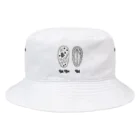 LalaHangeulのゾウリとゾウリムシ　ハングル Bucket Hat