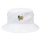 ミュージアムショップトーキョー/museum shop TOKYOの歌川国芳　金魚づくし　玉や玉や　ロゴ版 Bucket Hat