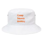 40yakisobaのキャンプ・サウナ・モルック（オレンジ） Bucket Hat