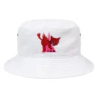 LONESOME TYPE ススの威嚇ネコ Bucket Hat