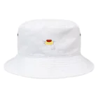 ひよこの足跡。のめりこみプリン Bucket Hat