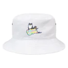 cosmicatiromの五色の雲と二匹の猫 Bucket Hat