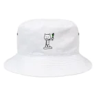 Tシャツ屋じょにー SELECTのジョニさん ネギ Bucket Hat