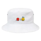 タコのいえのカタツムリとタコ Bucket Hat