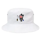 usa100の猫に小判 Bucket Hat