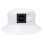 モノクロフィットネスのMONOQLO fitnessロゴ Bucket Hat