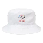 りりぃのお黙り-ポップ-黒 Bucket Hat