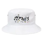 penguininkoのhappiness Dancing  Bucket Hat