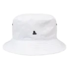 floatflyのへびちゃん黒 Bucket Hat