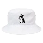 kimchinのハードボイルドなタフガイ Bucket Hat