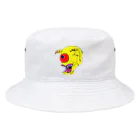 ビビットカラーアイテムズのヒトツ目くん(黄色) Bucket Hat