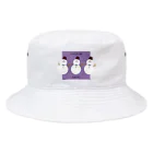 Hinaのまるくて かわいい purple Bucket Hat
